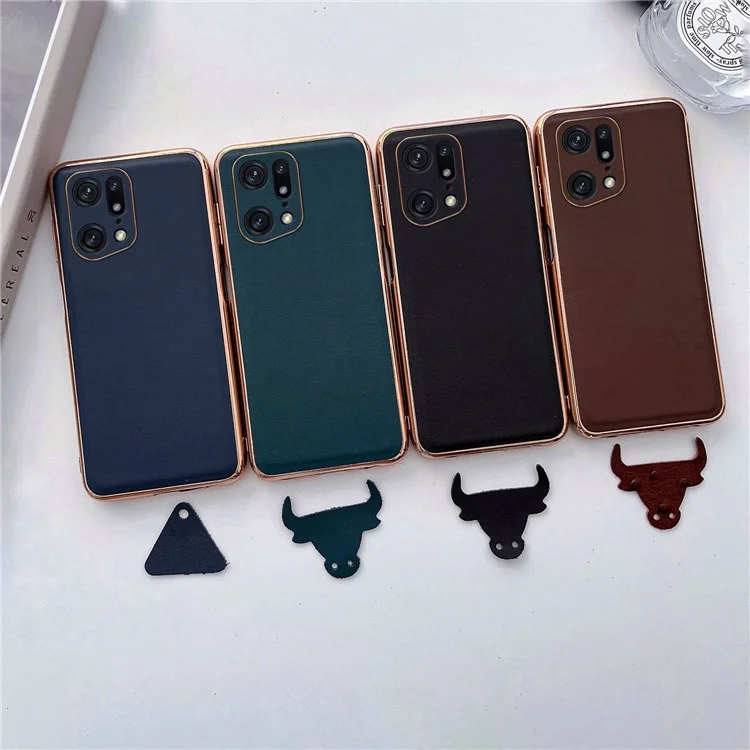 Case OPPO Find X5 Pro # Pre-Order * หนังแท้เคลือบ TPU+PC ป้องกันรอยนิ้วมือ ผลิตจากหนังแท้คุณภาพพรีเมียม+วัสดุ TPU+PC *