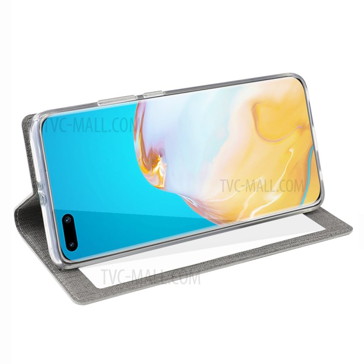 Case Huawei P40 Pro / Pre-order * Vili DMX ดูหน้าต่างสมาร์ทเคสนอน / ตื่นโดยอัตโนมัติ หน้าต่างสัมผัสที่โปร่งใส *