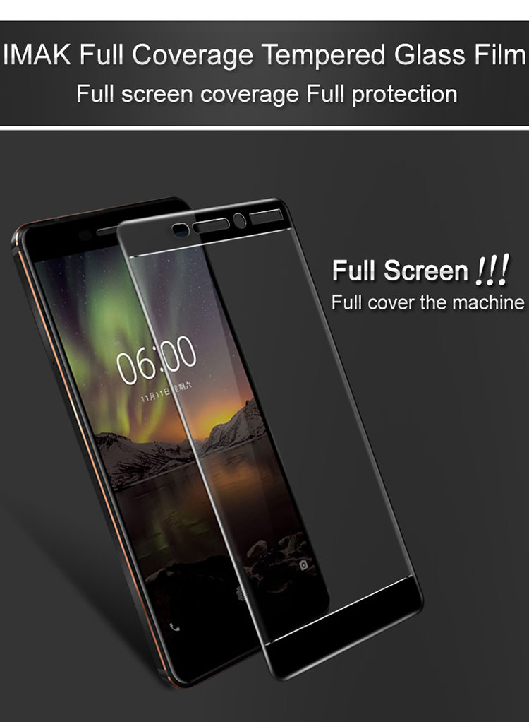 กระจกกันรอย Nokia 6.1 (Nokia 6 2018) / Pre-order * IMAK Nanometer พื้นผิวเคลือบน้ำมันบางอย่างมีประสิทธิภาพ *