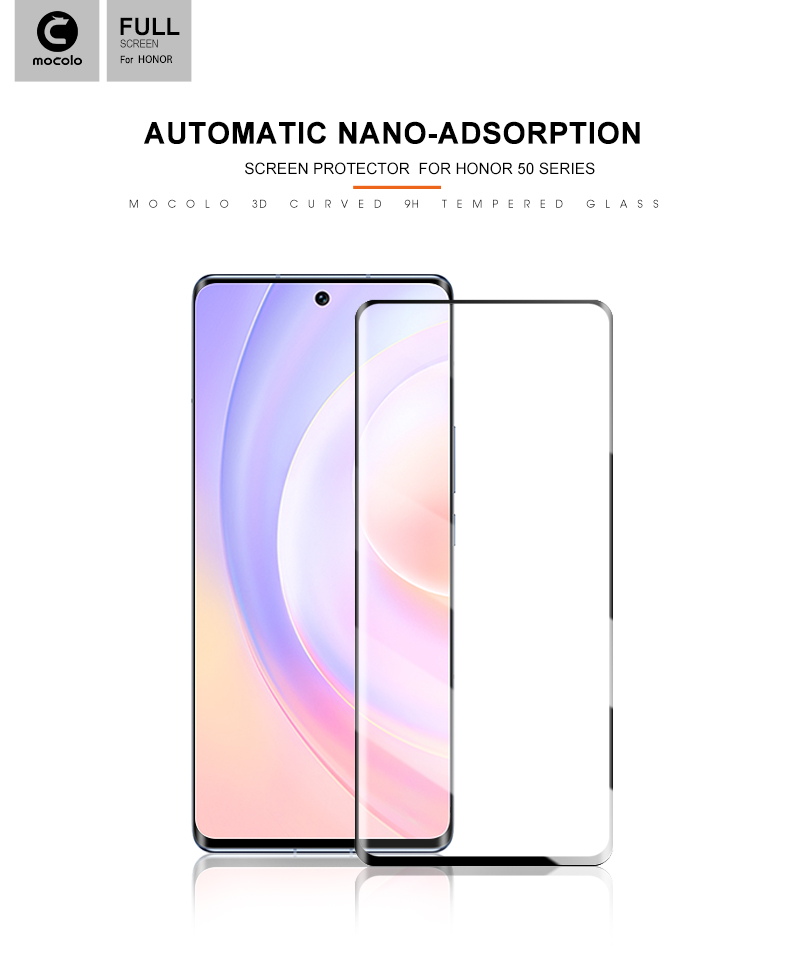 กระจกกันรอย Huawei nova 9 # Pre-Order * MOCOLO 3D Curved Full กาวทนต่อการสึกหรอ Smooth Feel Full Coverage ฟิล์มกระจกนิรภัย *
