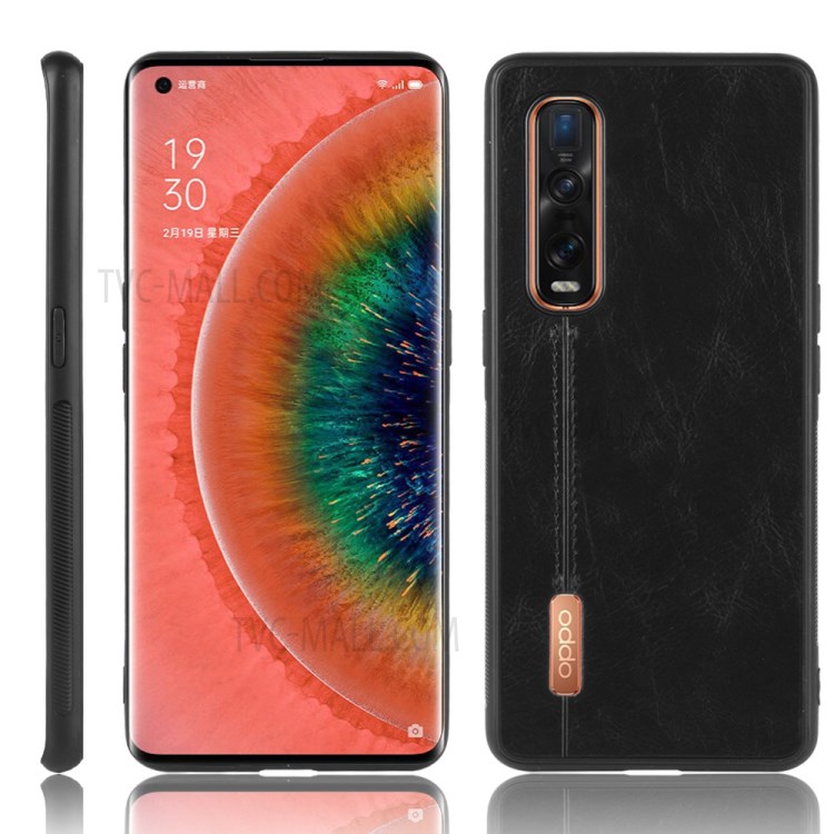 Case OPPO Find X2 Pro / Pre-order * เคสไฮบริดเคลือบหนัง PU PC + TPU ดีไซน์ลายเส้นเย็บสองชั้นอันเป็นเอกลักษณ์ *