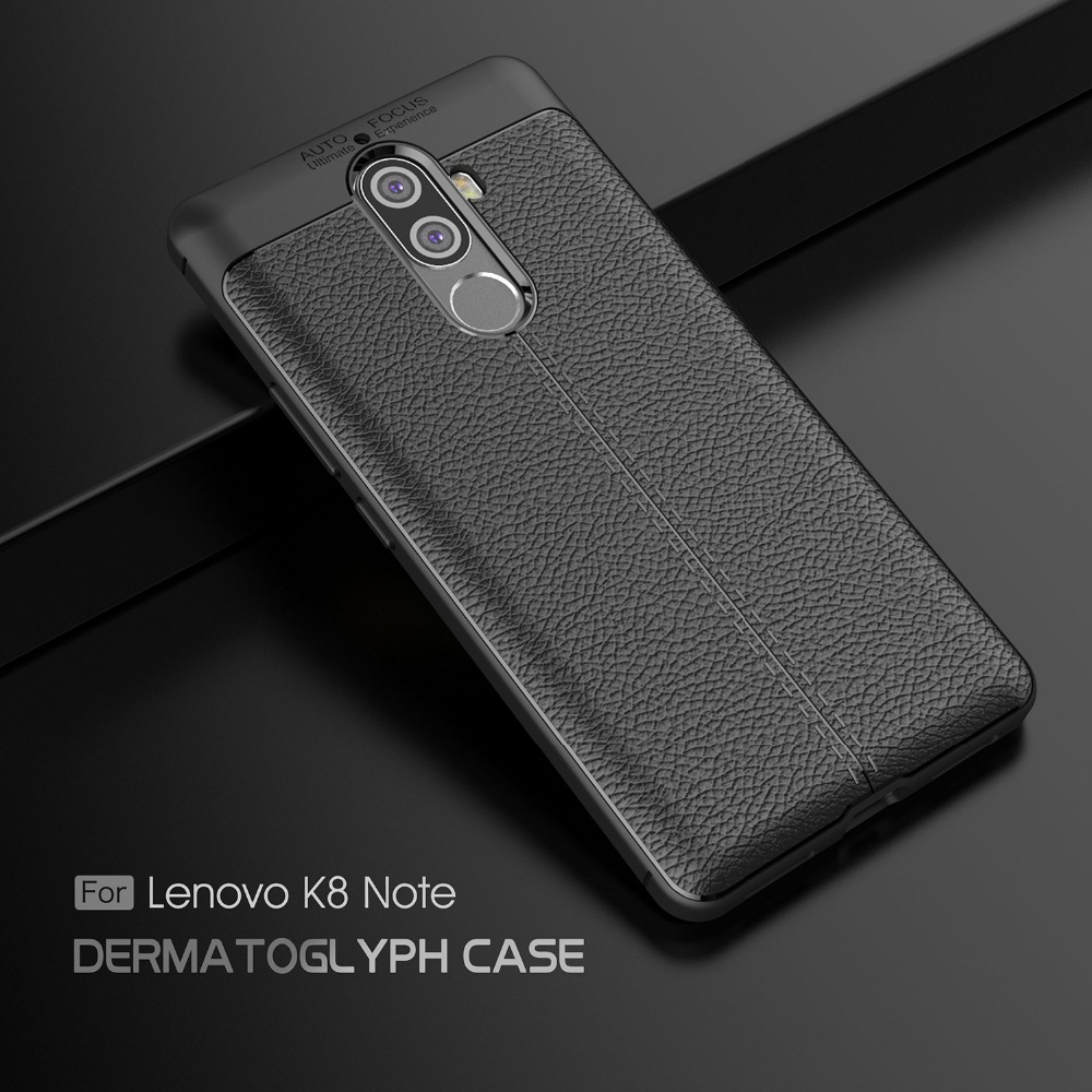 Case Lenovo K8 Note / Pre-order * เคสเนื้อลิ้นจี่หรูหราผิวนุ่ม Dorp กันกระแทก *