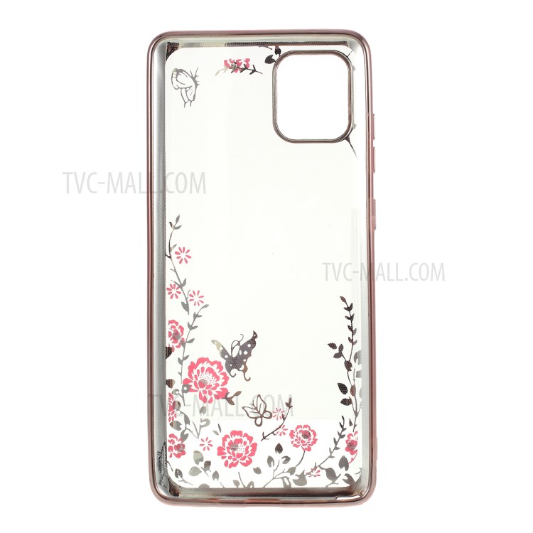 Case Samsung Galaxy Note 10 Lite # Pre-Order * การออกแบบดอกไม้และผีเสื้อที่สง่างาม การตกแต่งเพชรประกาย *