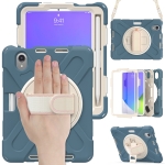 Case iPad mini 6 (2021) # Pre-Order * เคสซิลิโคน + PC พร้อมที่วางและสายคล้องไหล่ *