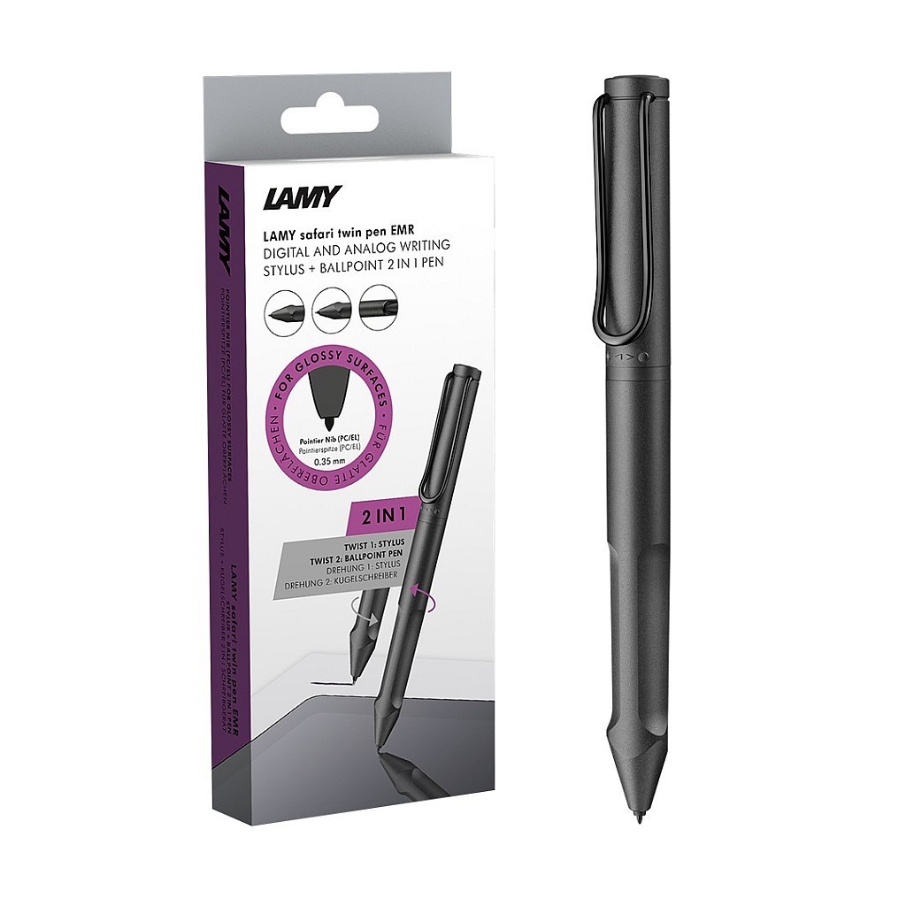 LAMY Digital safari twin pen all black EMR PC/EL