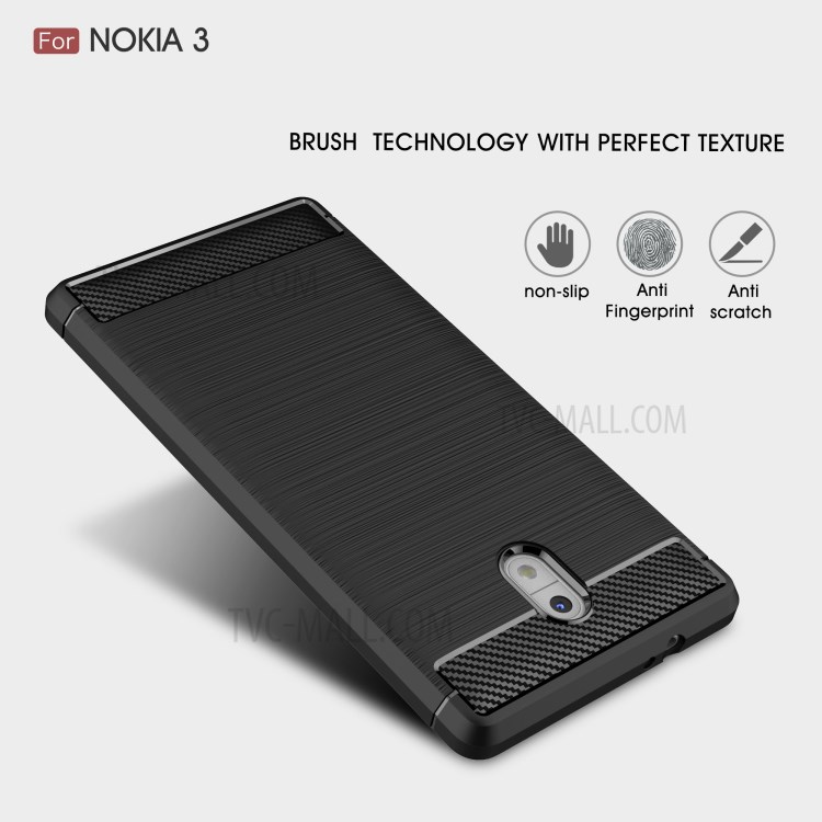Case Nokia 3 / Pre-order * เคส TPU คาร์บอนไฟเบอร์ *