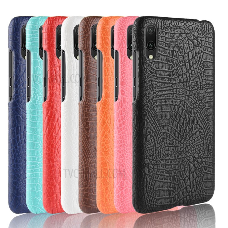 Case Huawei Y7 Pro 2019 / Pre-Order * เคสหนัง PU ผิวจระเข้เคลือบ PC *