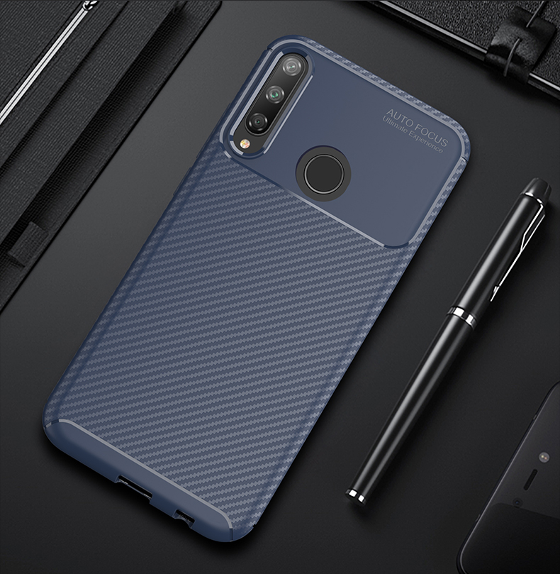 Case Huawei Y7p / Pre-Order * เคสคาร์บอนไฟเบอร์เนื้อ TPU กันกระแทก *