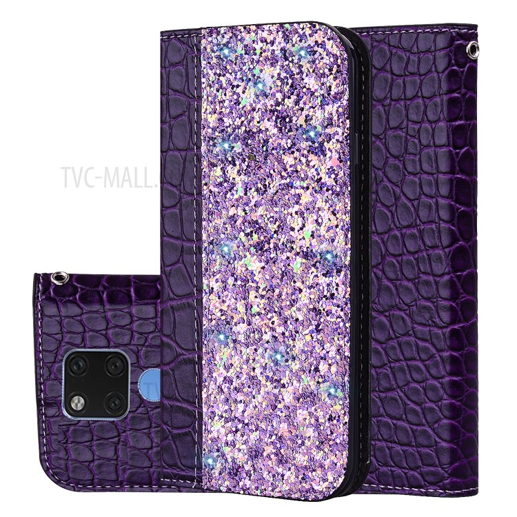 Case Huawei Mate 20 / Pre-order * เคสผิวเนื้อจระเข้ Glittery เลื่อม ดีไซน์น่าดูและสะดุดตา *