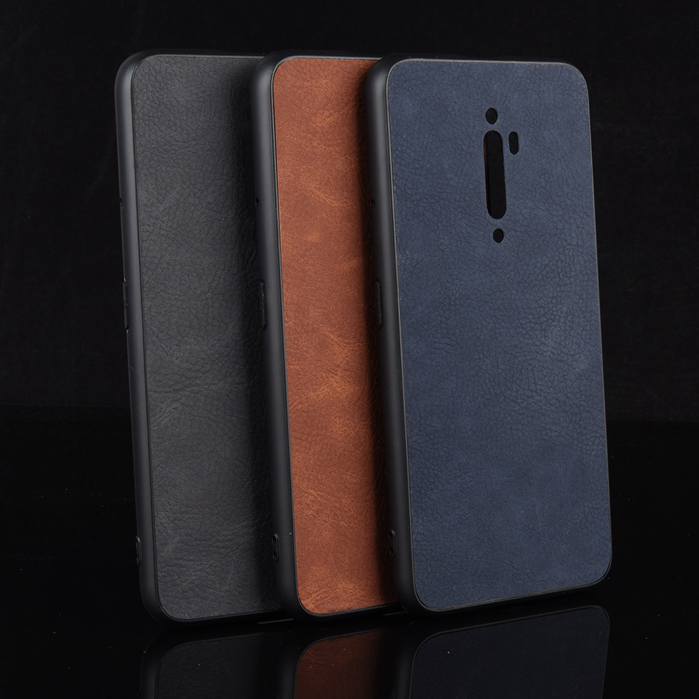 Case OPPO Reno 2F / Pre-Order * เคสหนัง PU เคลือบ TPU + PC *