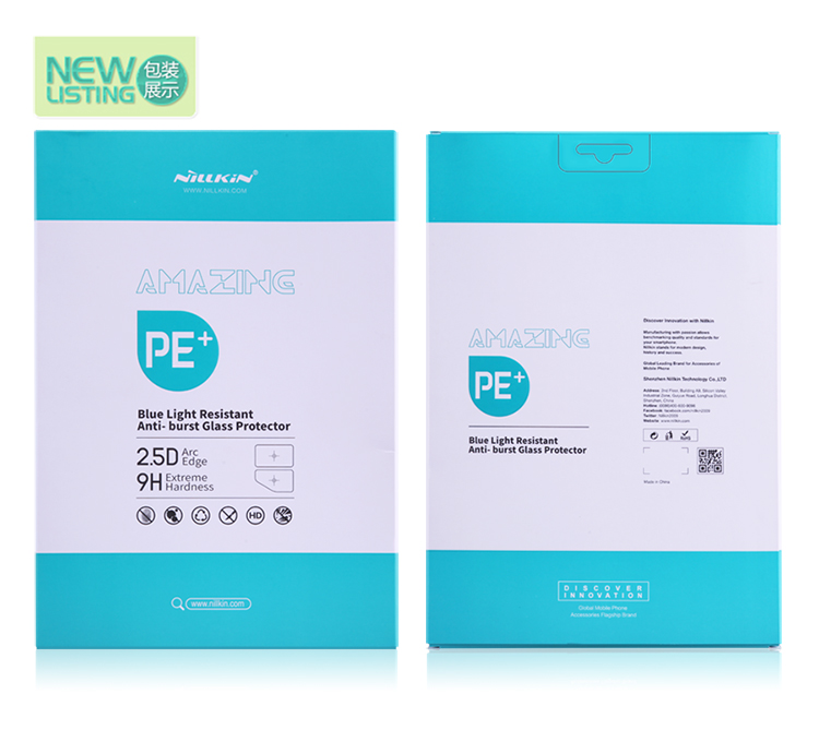 กระจกนิรภัยหน้า, ฟิล์มหลัง Huawei Ascend P8 Max / Pre-order * Nillkin Anti-blue-ray NILLKIN PE+*