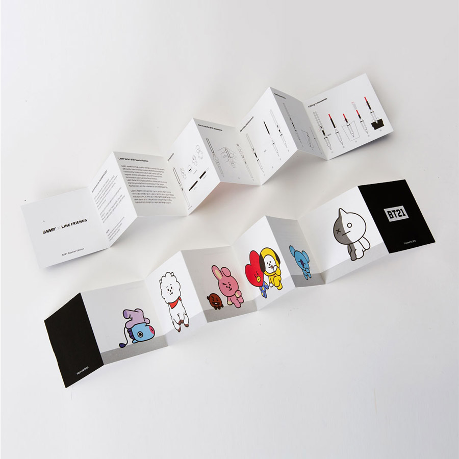 LAMY X BT21 EDITION SET 2 - COOKY, RJ, SHOOKY, MANG