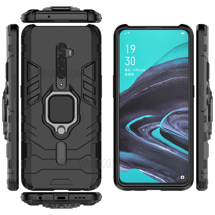 Case OPPO Reno 2 / พรีออเดอร์ * พลาสติกแข็ง + TPU อ่อน = ป้องกันสองชั้น + แหวน + ขาตั้ง *