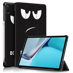 Case HUAWEI MatePad 11 # Pre- Order * เคส 3 -พับหนัง PU แบบพับหลายมุมมอง พร้อมลวดลายน่ารัก ฟังก์ชั่นปลุก / นอนหลับอัจฉริยะ *