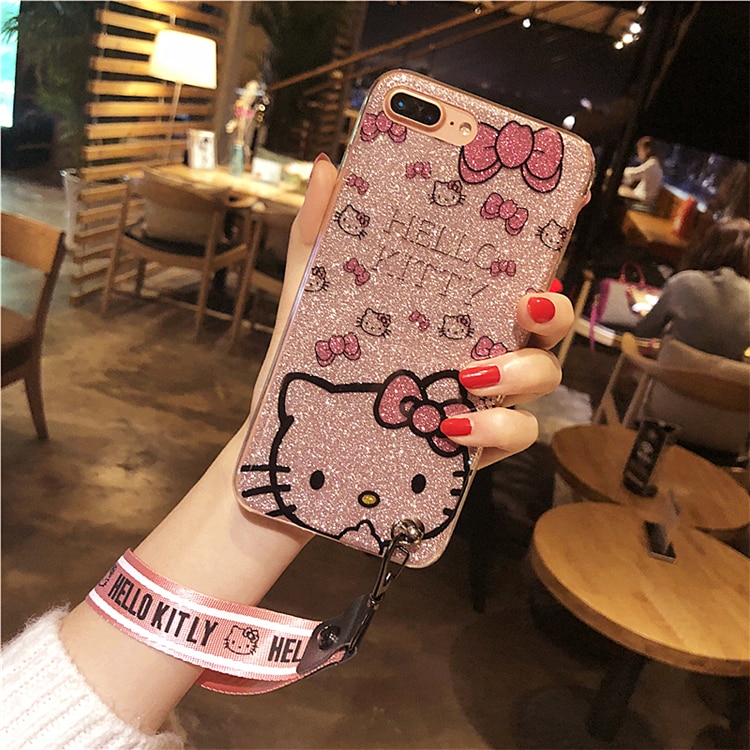 Case Huawei P30 / Pre-Order * เคสการ์ตูน Hello Kitty + สายคล้องมือ,สายคล้องคอ *