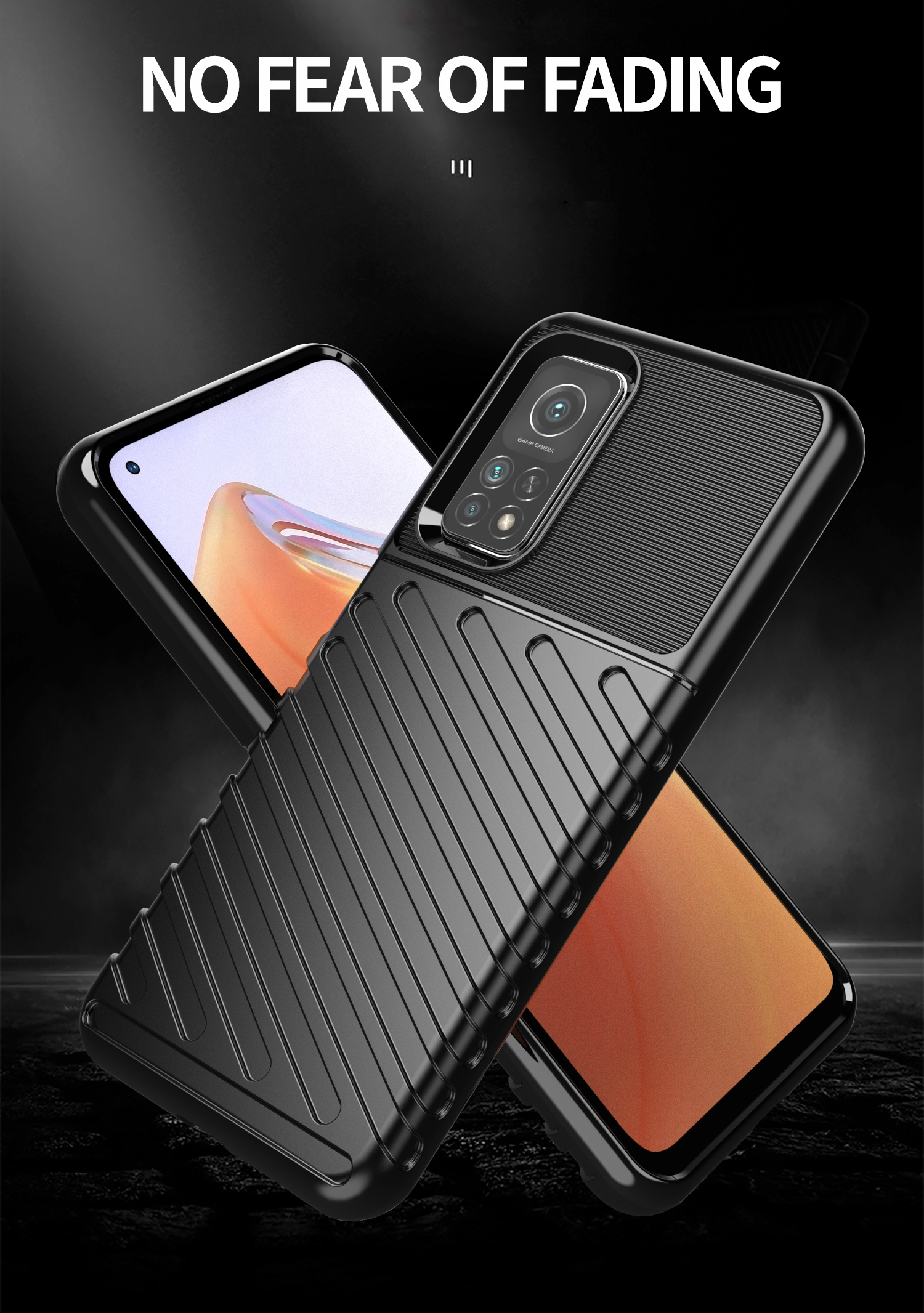 Case Xiaomi Mi 10T 5G / Mi 10T Pro 5G / Pre-order * ทันเดอร์ เคสลายทแยงเนื้อนุ่ม TPU ปกคลุม *