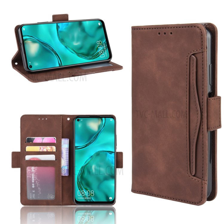 Case Huawei Nova 7i / Pre-order * เคสกระเป๋าสตางค์หนังยืนส ช่อง Wallet ด้านในสำหรับการ์ดและที่เก็บเงินสด *
