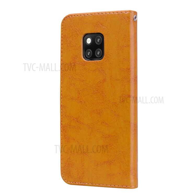 Case Huawei Mate 20 Pro / Pre-order * HAT PRINCE ผิวแว็กซ์หนัง PU หุ้มหนังแท้ *