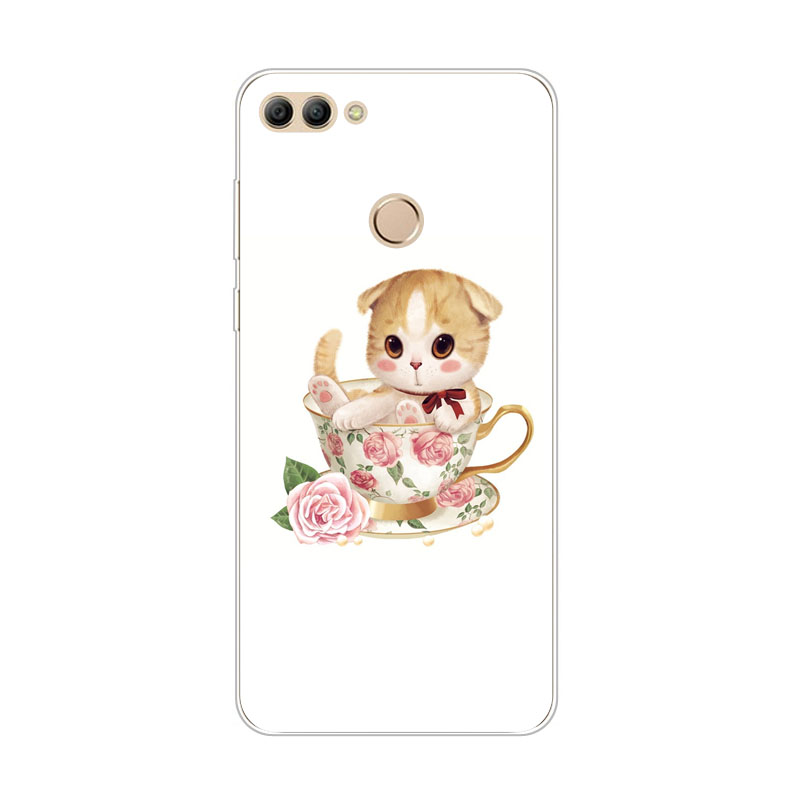 Case Huawei Y9 / Pre-order * ซิลิกอนน่ารักแมว การ์ตูนจิตรกรรมTPU Soft *