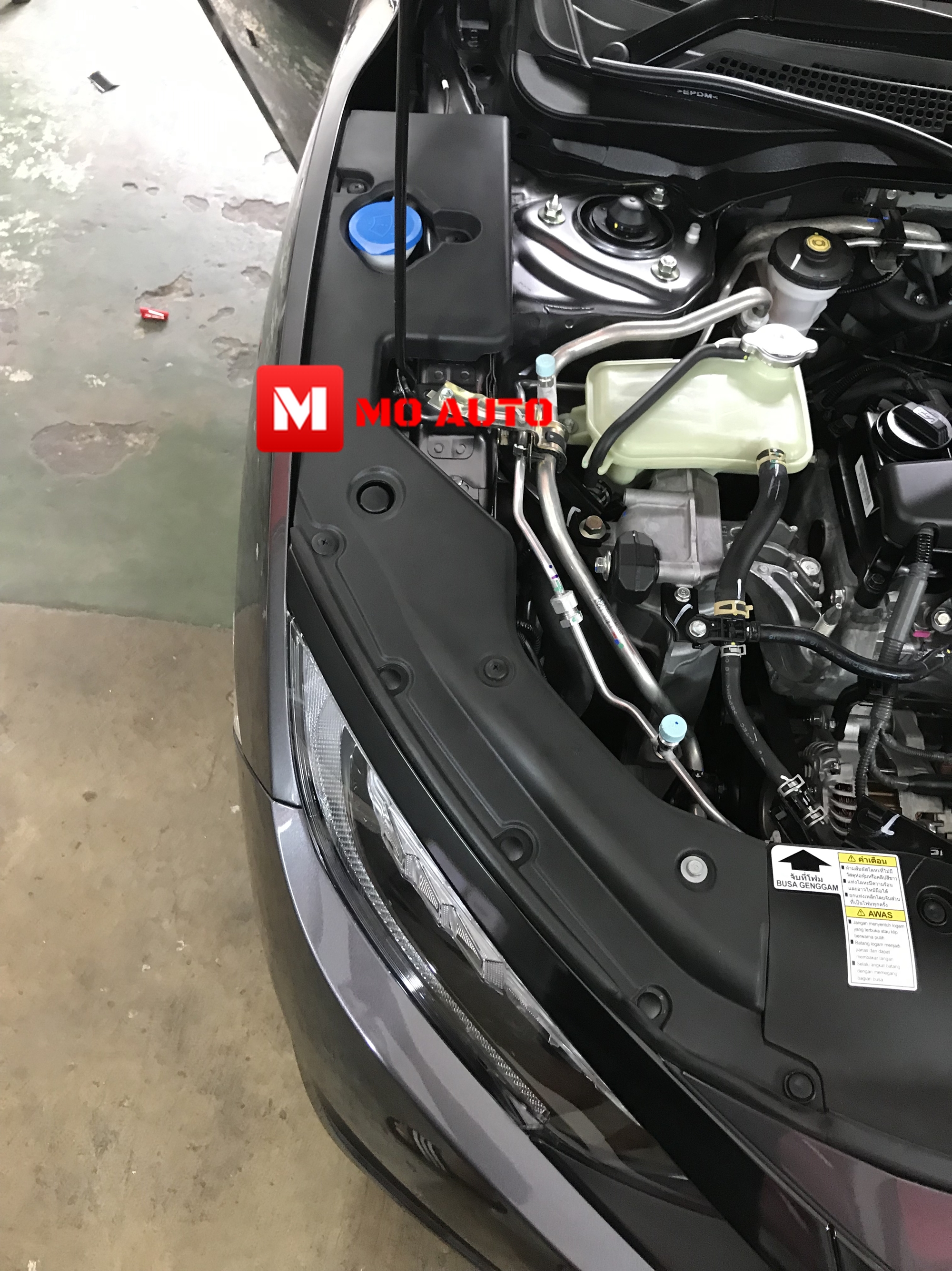 แผ่นปิดช่องห้องเครื่องด้านข้าง ซ้าย-ขวา CIVIC FC/FK