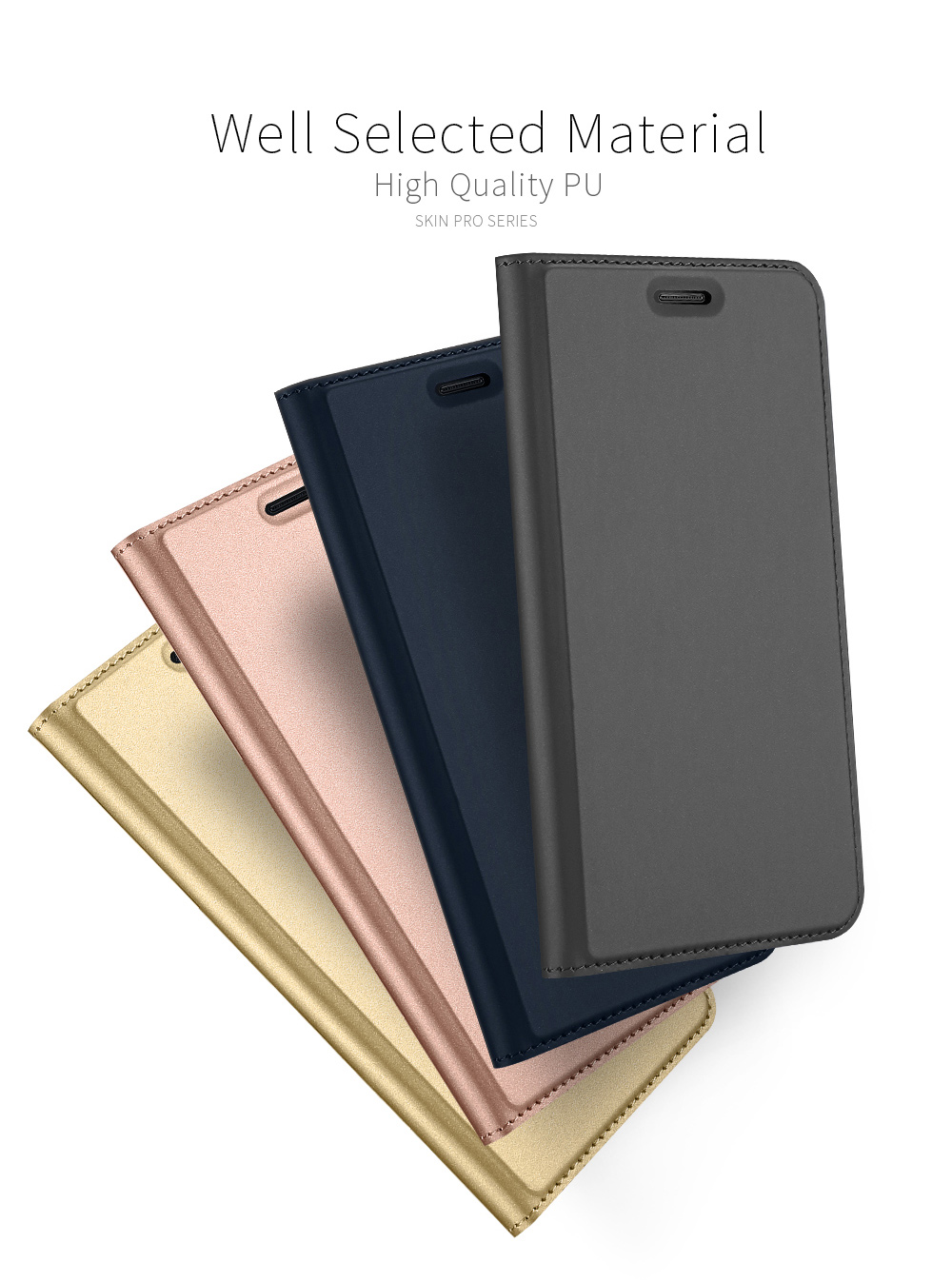 Case Huawei Y5 2017 / Pre-order * DUX DUCIS Skin Pro หนัง PU ผิวมันวาวเรียบ *