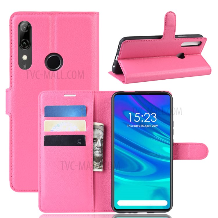 Case Huawei Y9 Prime 2019 / Pre-Order * เคสผิวลิ้นจี่กระเป๋าสตางค์ และช่องใส่เงินสด *