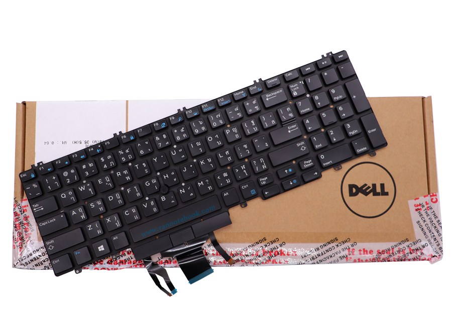 คีย์บอร์ด โน๊ตบุ๊ค Dell Precision 7530 แท้รับประกันศูนย์ Dell