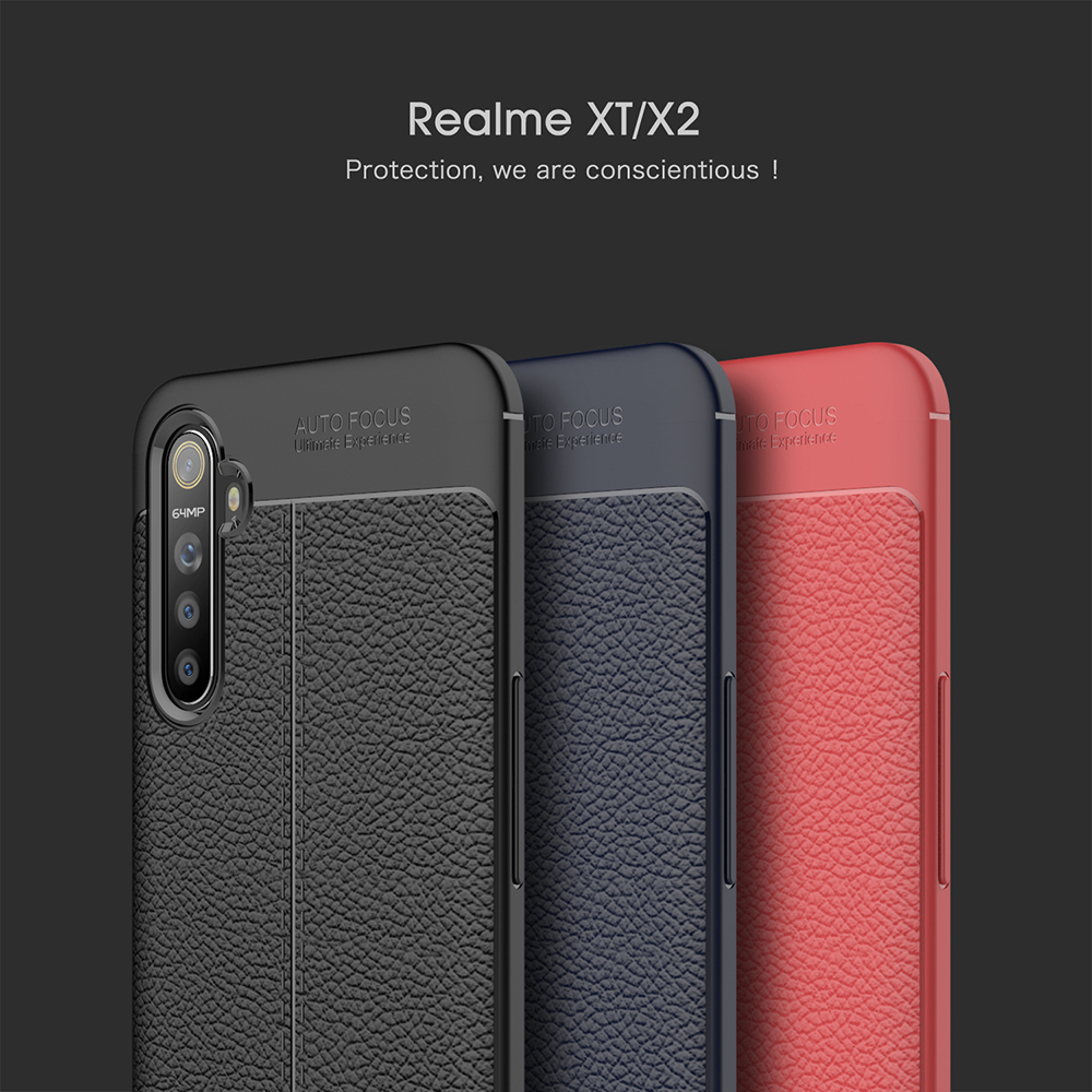Case Realme XT / Pre-order * เคส TPU เนื้อลิ้นจี่ *
