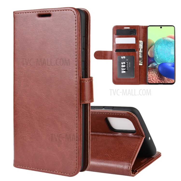 Case Samsung Galaxy A71 5G / Pre-order * เคสปกหนังโทรศัพท์มือถือ Crazy Horse Skin *