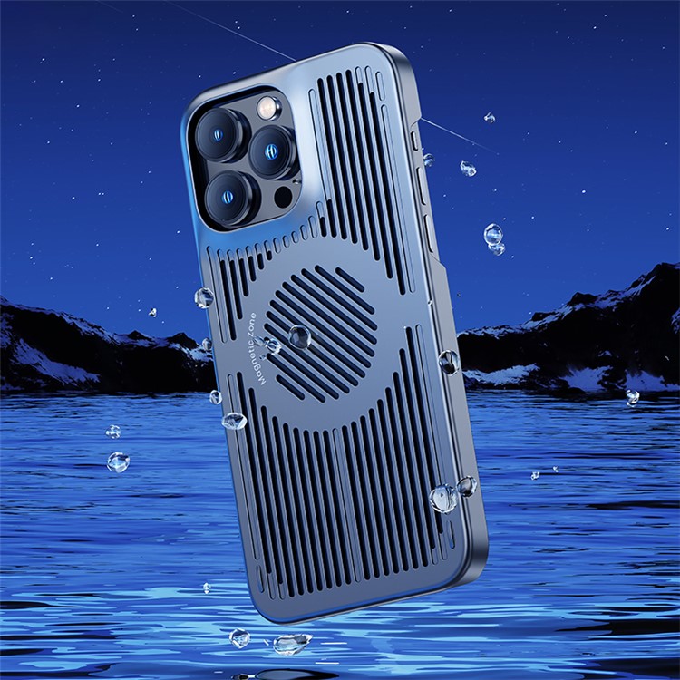 Case iPhone 14 Pro Max # Pre-order * Benks Collision Proof เคสป้องกันเคสระบายความร้อน Hollow-out ฝาครอบสมาร์ทโฟนพร้อมแผ่นโลหะแม่เหล็ก *