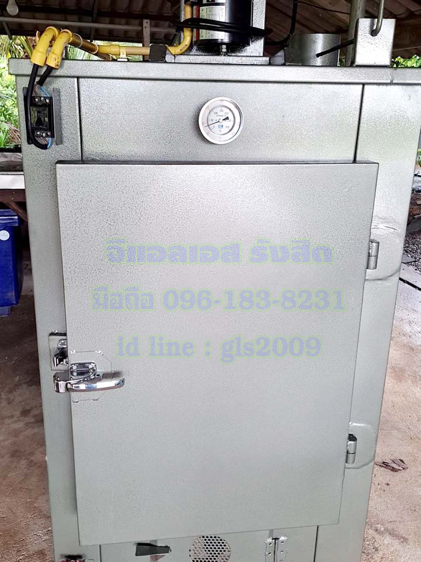 ตู้อบลมร้อนเหล็ก6ชั้นแก๊ส+ไฟฟ้า