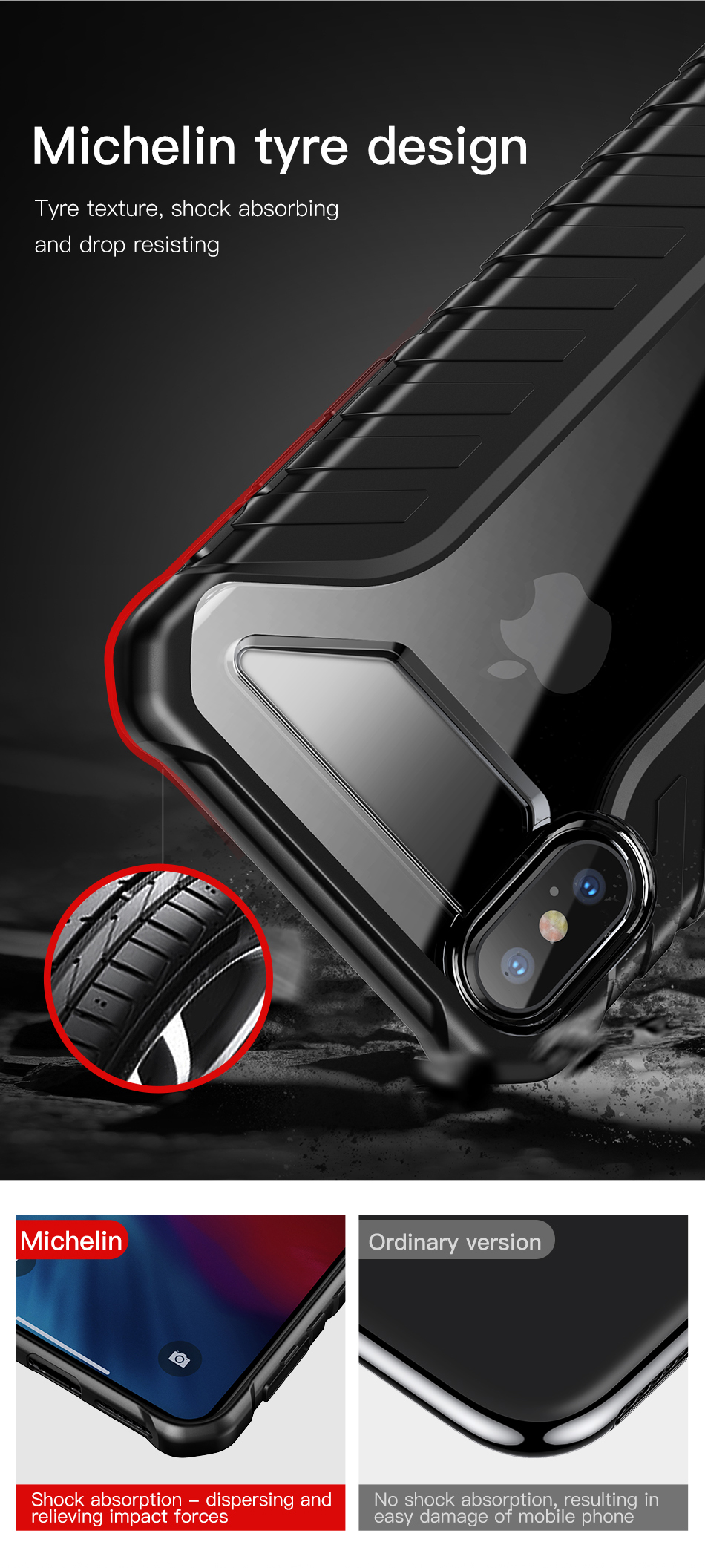 Case iPhone XS / Pre-Order * BASEUS อะคริลิคแกร่ง + ซิลิโคนอ่อนนุ่ม = ป้องกันสองชั้น *