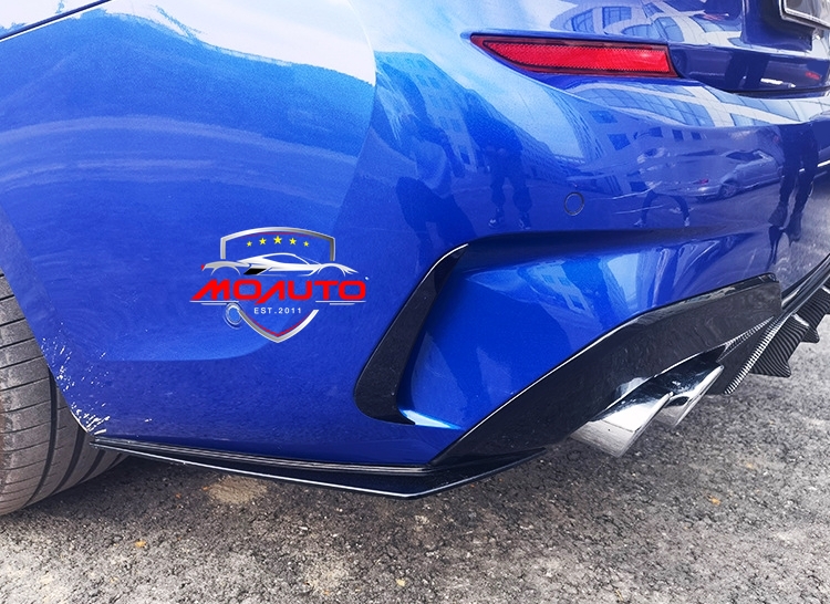 ลิ้นกันชนหลังดำเงา BMW G20