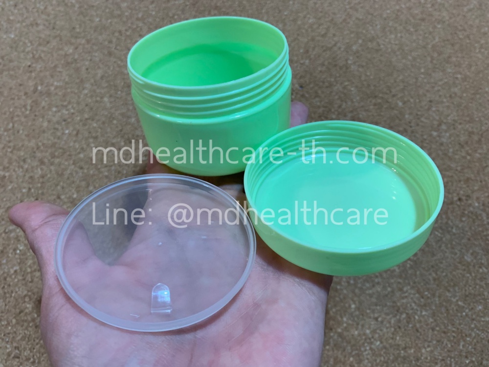 กระปุกครีม กระปุกครีมพลาสติก 100กรัม (10ชิ้น/ชิ้นละ10บาท)