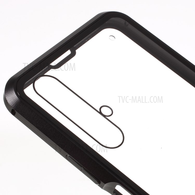 Case Huawei Nova 5T / Pre-order * เคสโลหะกรอบแม่เหล็ก + แก้วปกหลัง ถอด 2-in-1 *