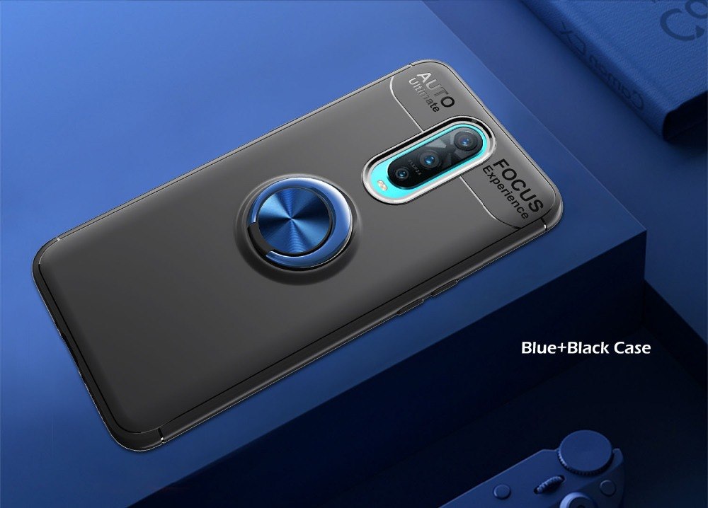 Case OPPO R17 Pro / Pre-Order * เคส TPU แหวนนิ้ว + ขาตั้ง (Built-in โลหะแผ่นแม่เหล็ก) *