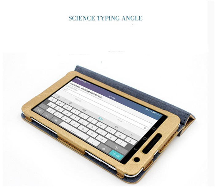 Case Huawei MediaPad T1 7.0 / Pre-order * เคสผิวผ้าไหมครอบคลุม *