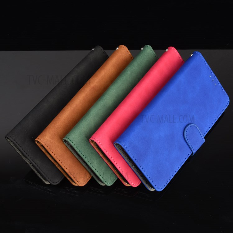 Case OPPO A93 / Pre-order * เคสโทรศัพท์หนังแบบ Skin-Touch Flip ช่องใส่การ์ดกระเป๋าสตางค์และกระเป๋าที่ซ่อนอยู่ *