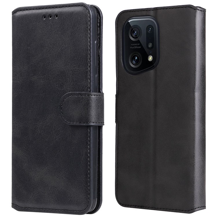 Case OPPO Find X5 Pro # Pre-Order * เคสหนัง PU Leather Magnetic Clasp Cover กระเป๋าสตางค์แบบกันกระแทก *