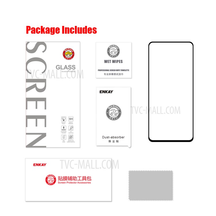 กระจกกันรอย Xiaomi Mi 10T 5G / Mi 10T Pro 5G / Pre-order * ENKAY HAT PRINCE ความแข็งระดับ 9H ป้องกันรอยขีดข่วนได้ดี ความหนาเพียง 0.26 มม *