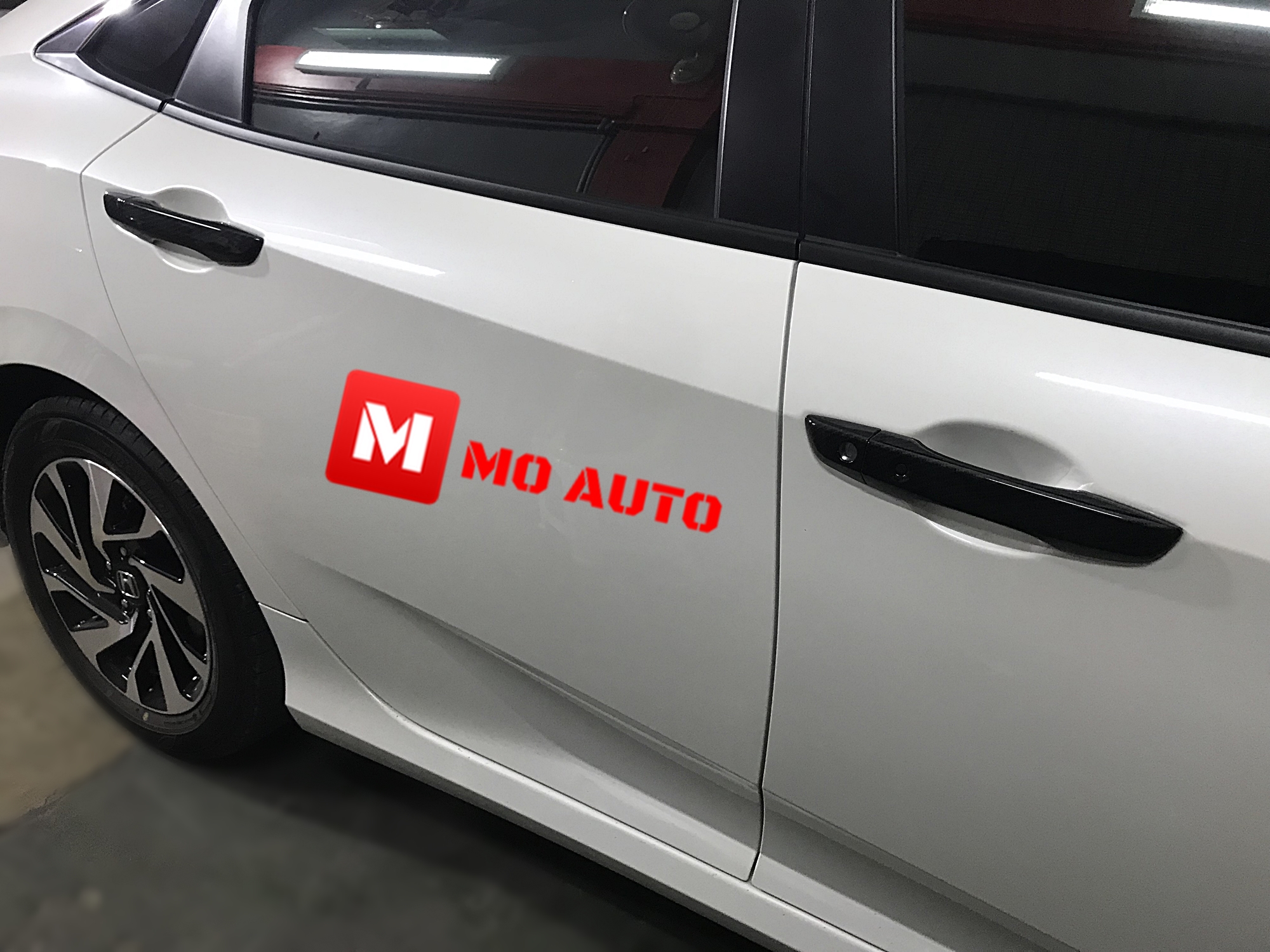 ครอบมือจับประตู 8 ชิ้น คาร์บอน CIVIC FC/FK