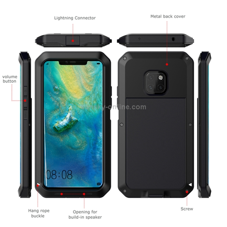 Case Huawei Mate 20 Pro / Pre-order * LOVE MEI วัสดุ: โลหะ + ซิลิโคน *