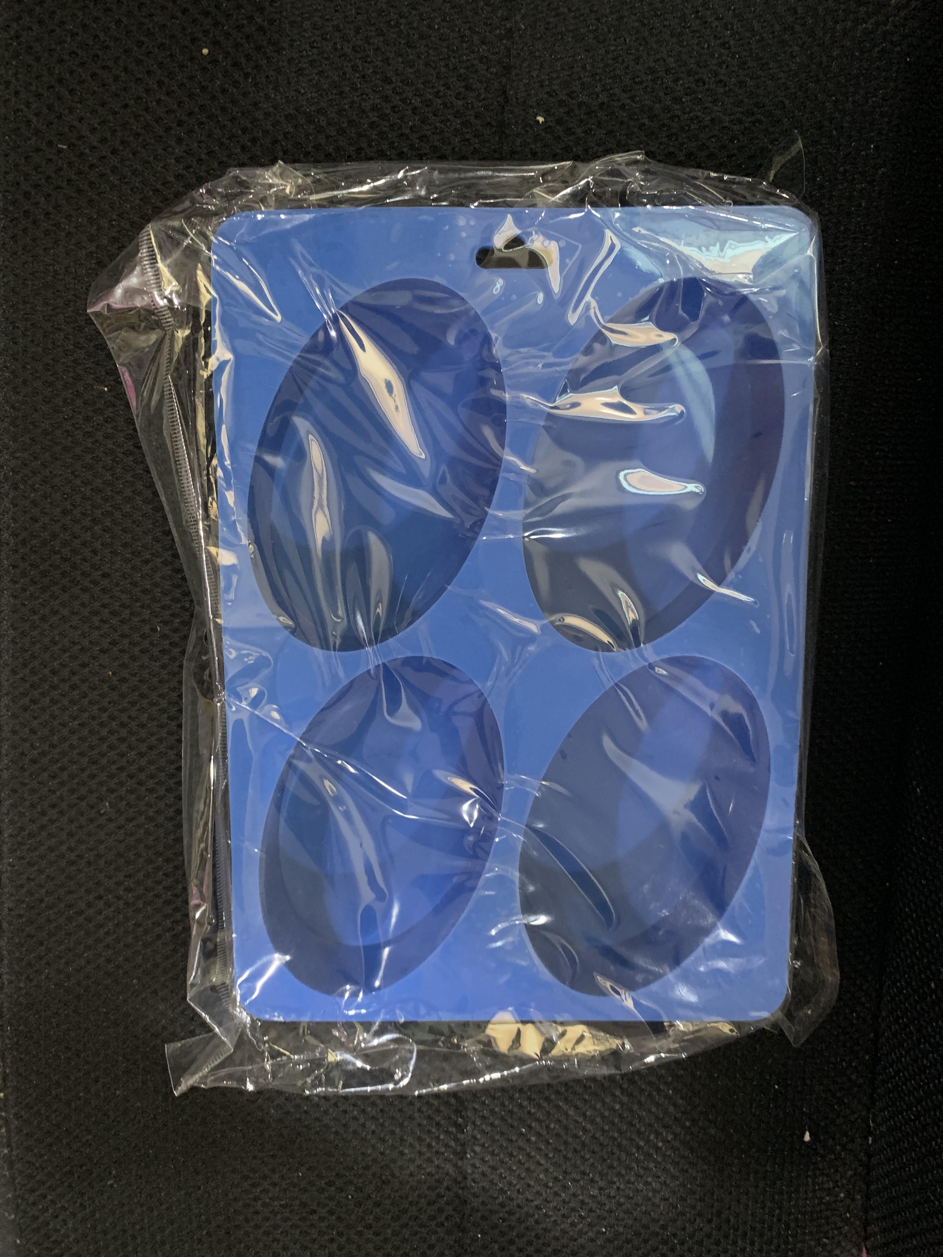 แม่พิมพ์สบู่ซิลิโคนวงรี 4 ช่อง 140-150g