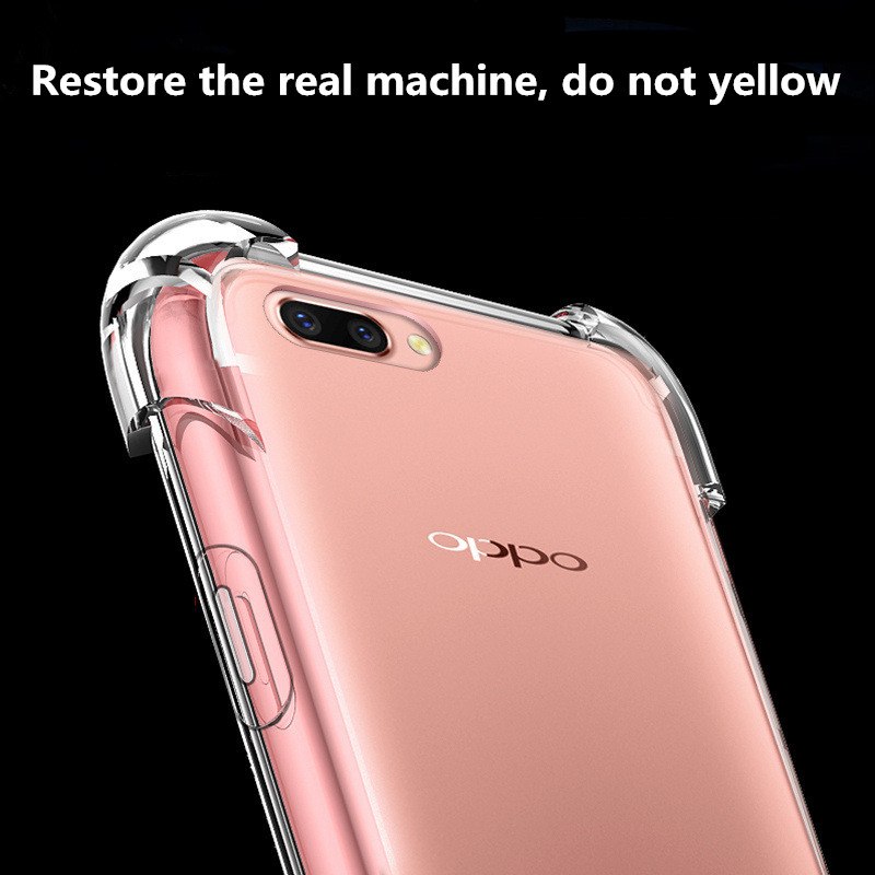 Case OPPO R17 Pro / Pre-Order * เคส TPU ใส เพื่อปกป้อง 4 มุม หรูหรายางซิลิโคน *