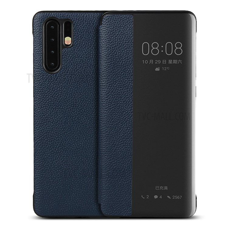 Case Huawei P30 Pro / Pre-Order * ดูหน้าต่างหนังวัวแท้กระเป๋าใส่มือถือ *