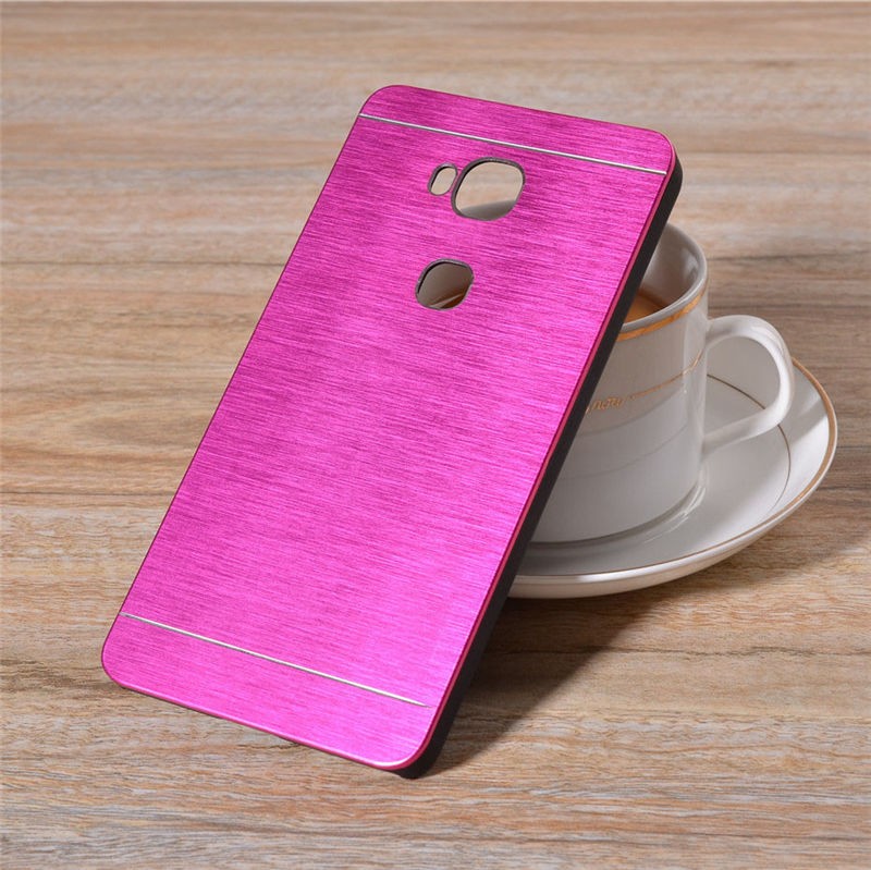 Case Huawei GR5 / Pre-order * เคสแข็งบางแปรงขัด โลหะอลูมิเนียม + PC *