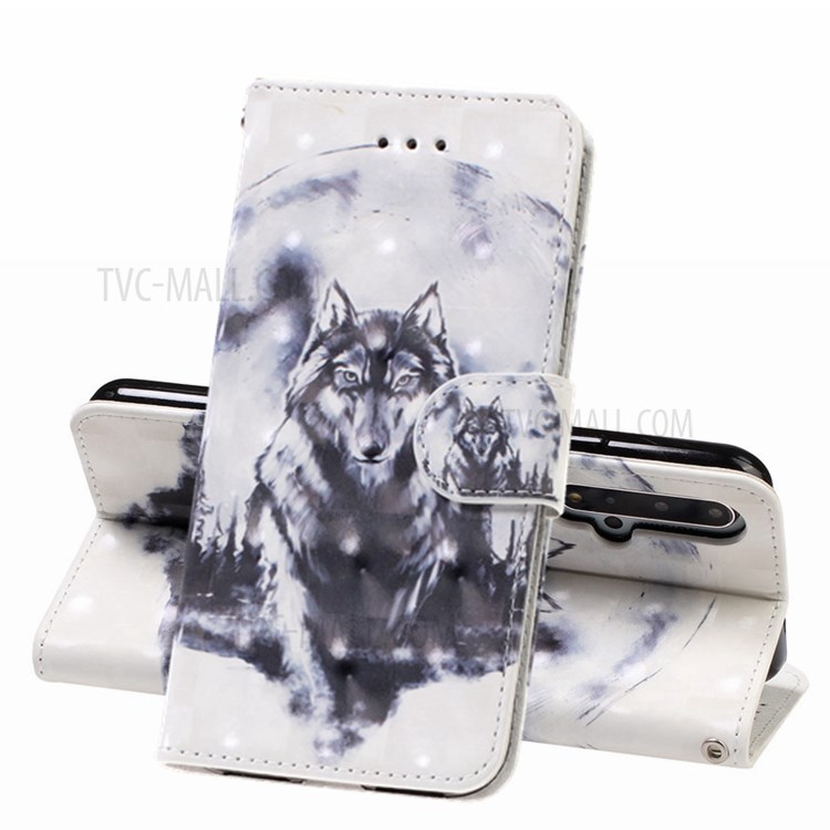 Case Huawei Nova 5T / Pre-order * เคสหนังกระเป๋าสตางค์ยืน การตกแต่งจุดไฟพิเศษปรับแต่งอุปกรณ์ *