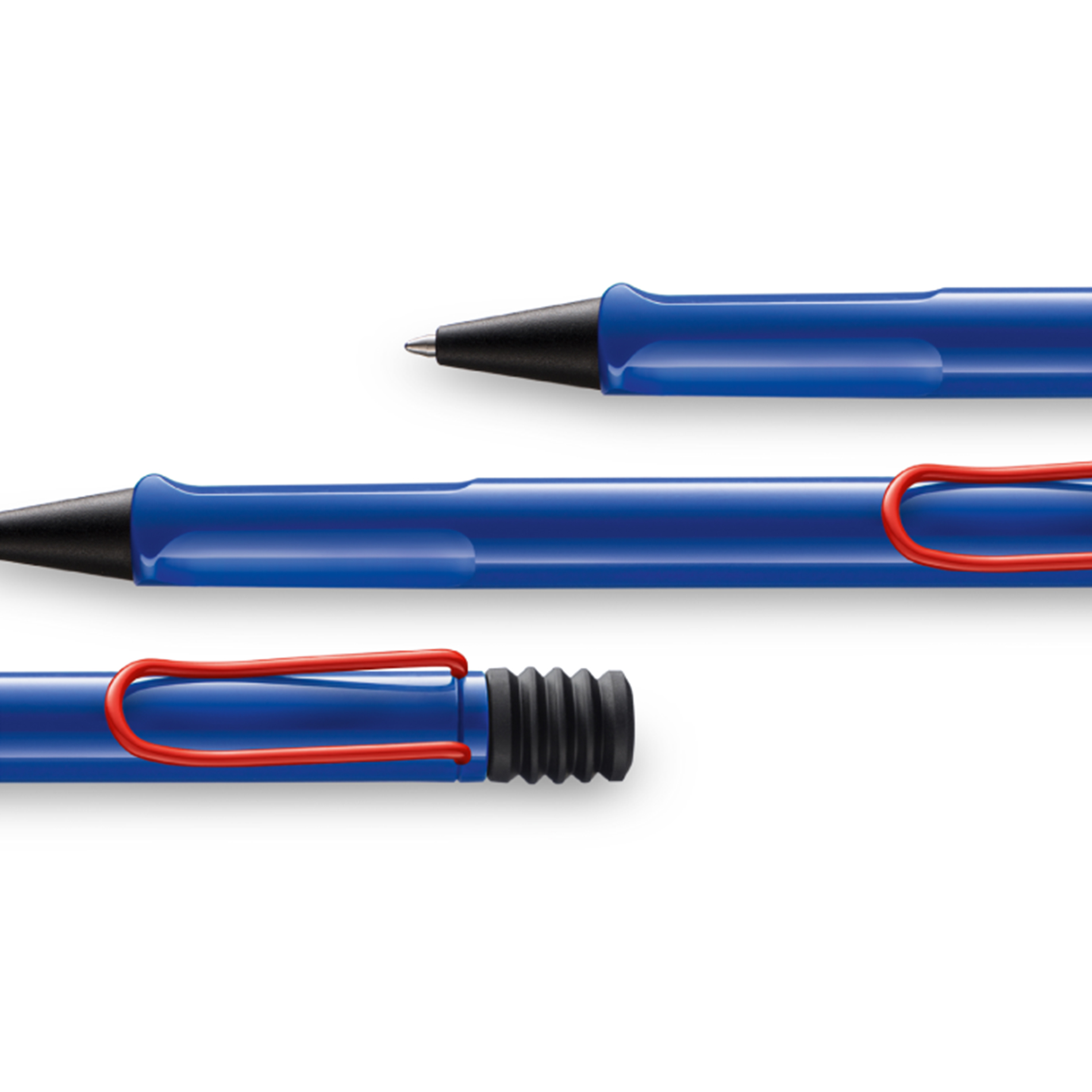LAMY safari retro blue & red ballpoint pen