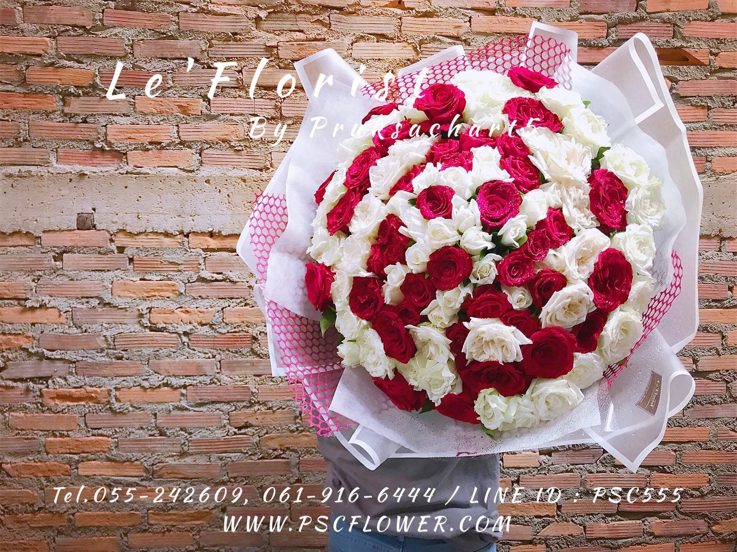 B20019-04 Premium 99 rose Fresh flower bouquet
