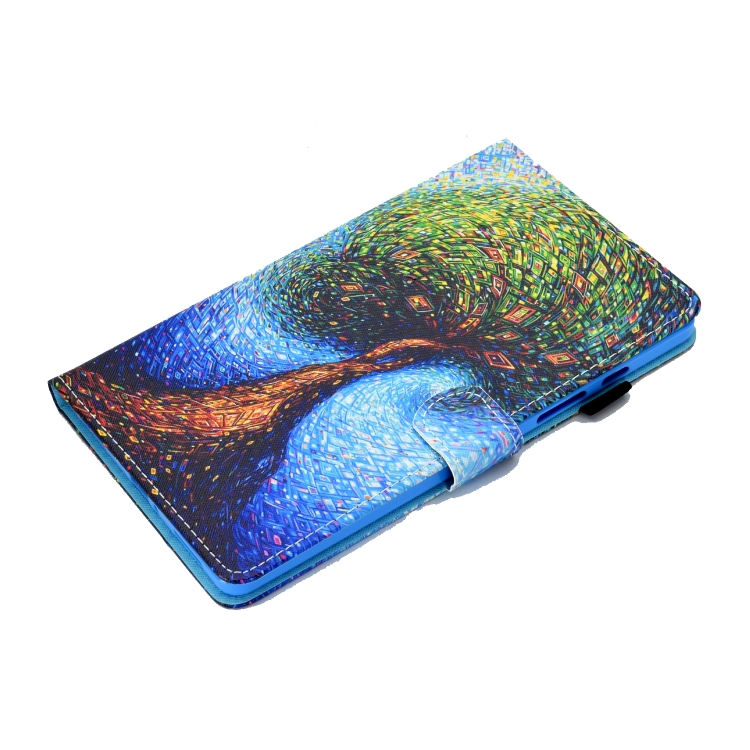 Case Samsung Galaxy Tab S6 Lite / Pre-Order * เคสซองหนังแบนขวาด้วยปากกาปกและช่องใส่การ์ดและหัวเข็มขัดป้องกันการลื่นไถล Strip และ Bracket *